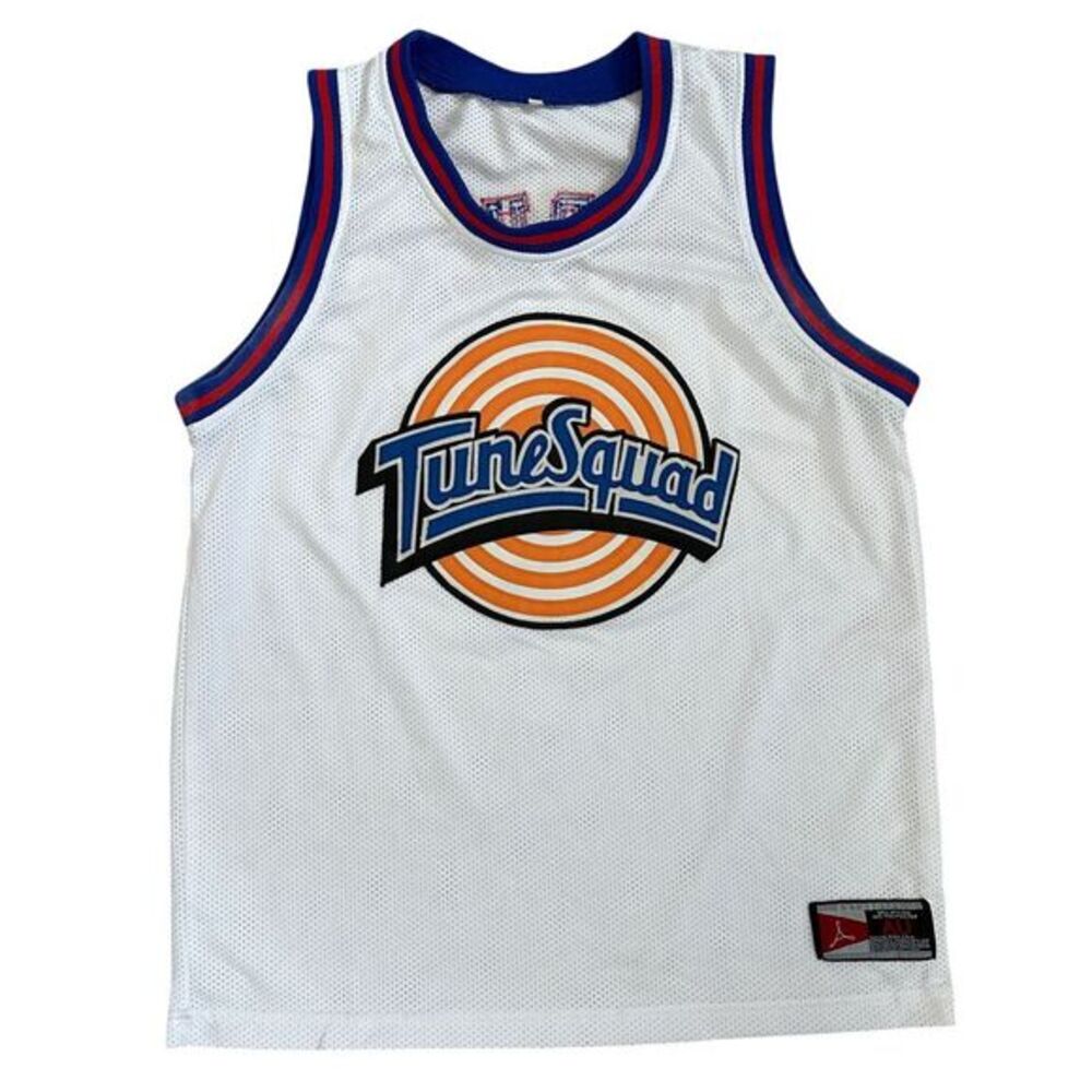 Space Jam Tune Squad D.Duck‎ #2 Basketball Jersey Looney Tunes Mens Large
